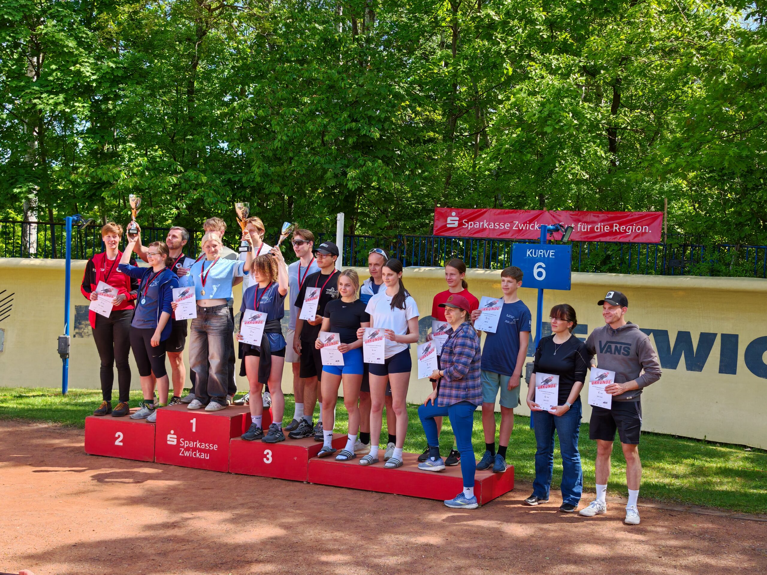 Mannschaftswettkampf - Siegerehrung